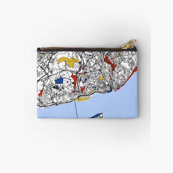 Item preview, Lisbon Mondrian map designed and sold by mondrianmaps.