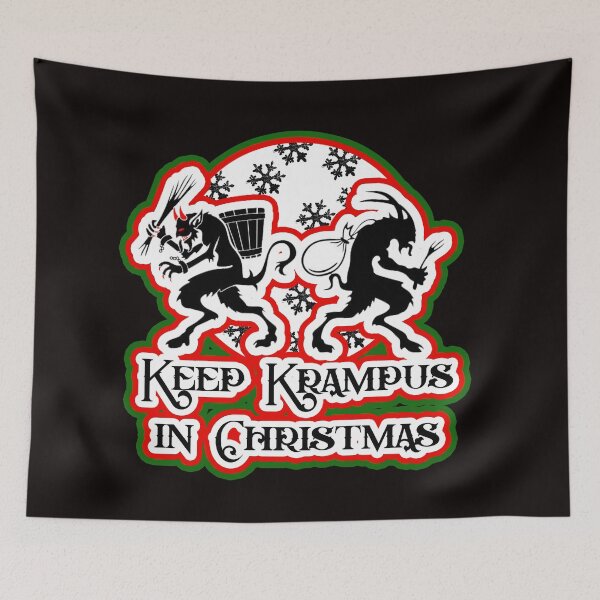 Item preview, Keep Krampus in Christmas designed and sold by ZombeeMunkee.