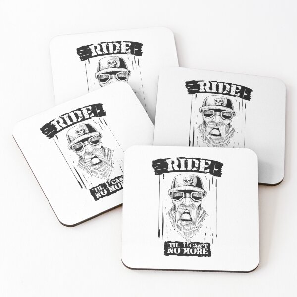 Item preview, Old biker - ride 'til I can't no more designed and sold by WallJamboree.