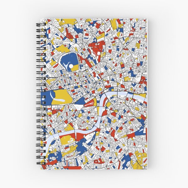 Item preview, London Mondrian map designed and sold by mondrianmaps.