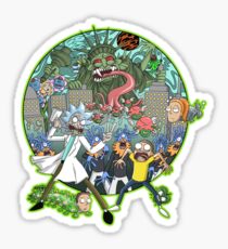 Rick and Morty Earth Dimension C-137 Interdimensional Twist Sticker