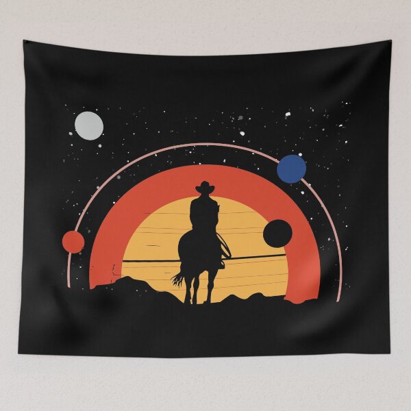 Item preview, Horse Riding Astronaut Space Travel Solar System designed and sold by mrsmitful.