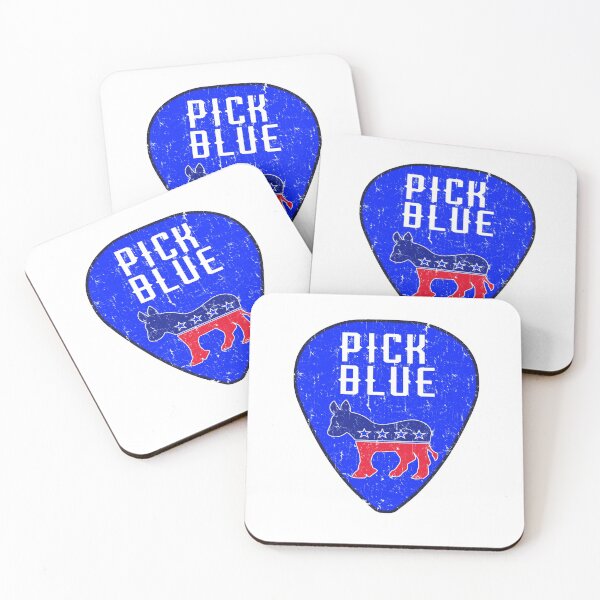 Item preview, Pick Blue Election 2020 Democratic Donkey Democrat Liberal Guitar Pick Music designed and sold by funnytshirtemp.