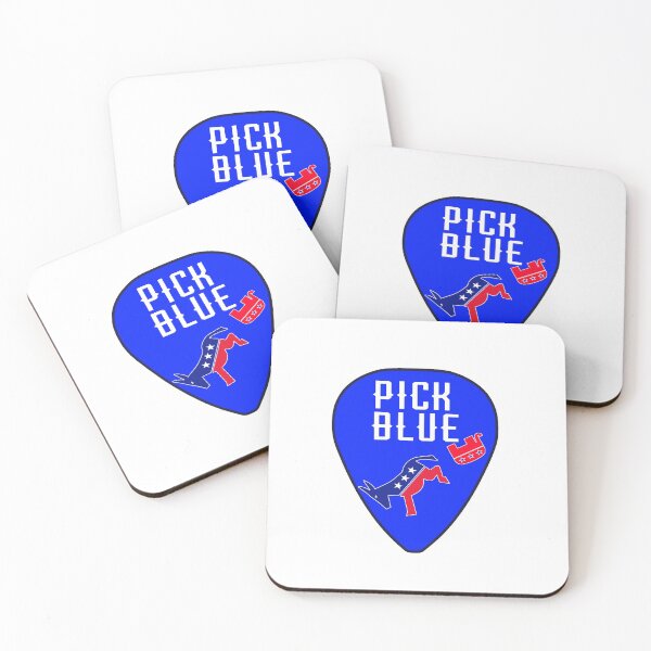 Item preview, Pick Blue Election 2020 Democratic Donkey Democrat Liberal Guitar Pick Music designed and sold by funnytshirtemp.
