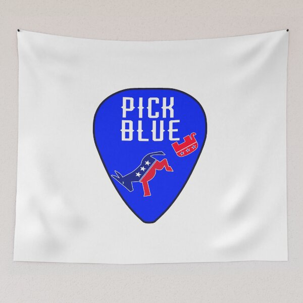 Item preview, Pick Blue Election 2020 Democratic Donkey Democrat Liberal Guitar Pick Music designed and sold by funnytshirtemp.
