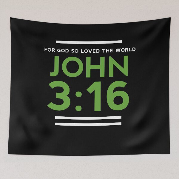 Item preview, John 3:16 designed and sold by GoodNewsDesign.