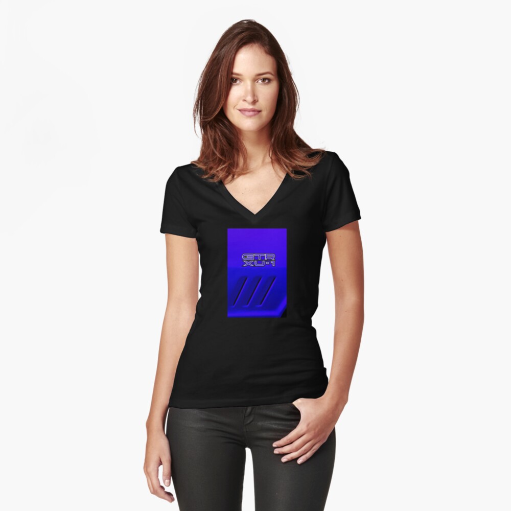 Item preview, Fitted V-Neck T-Shirt designed and sold by radestilo.