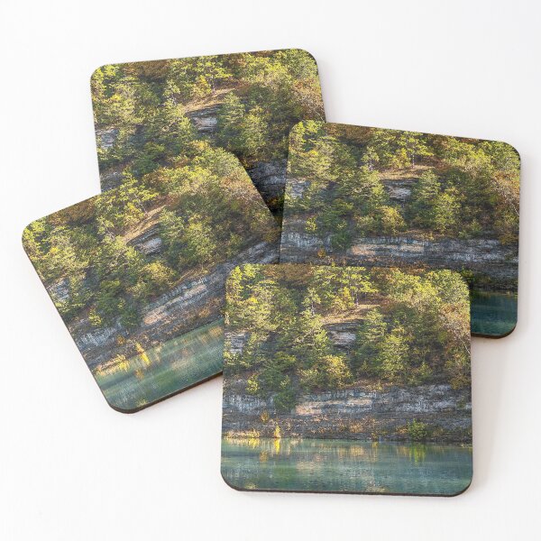 Item preview, Ozarks Autumn Cliff Painterly designed and sold by mljdwhite.