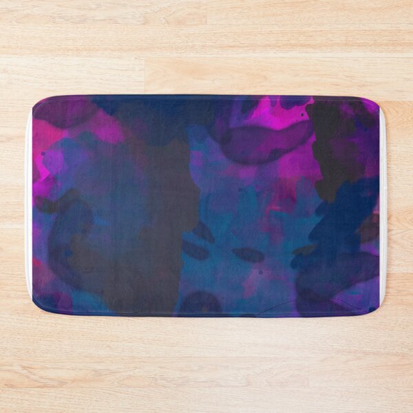 Item preview, Dark Blue Purple Watercolor Spots  designed and sold by Bebichic.