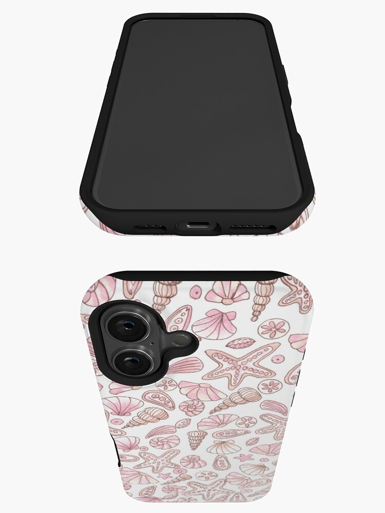 Thumbnail 3 of 4, iPhone Case, Millennial pink seashells designed and sold by cynhaller.