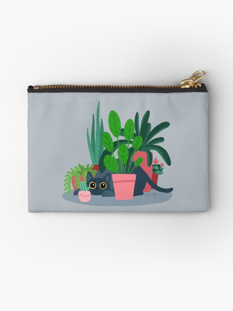 Thumbnail 1 of 4, Zipper Pouch, House panther designed and sold by hellocloudy.