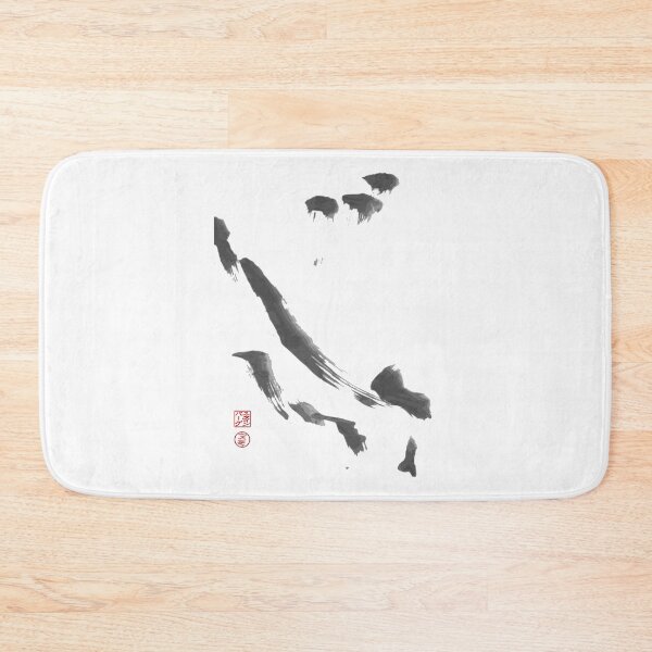 Item preview, Sumi-e inspired Rain on the Mountain designed and sold by Red Sakura Studio.
