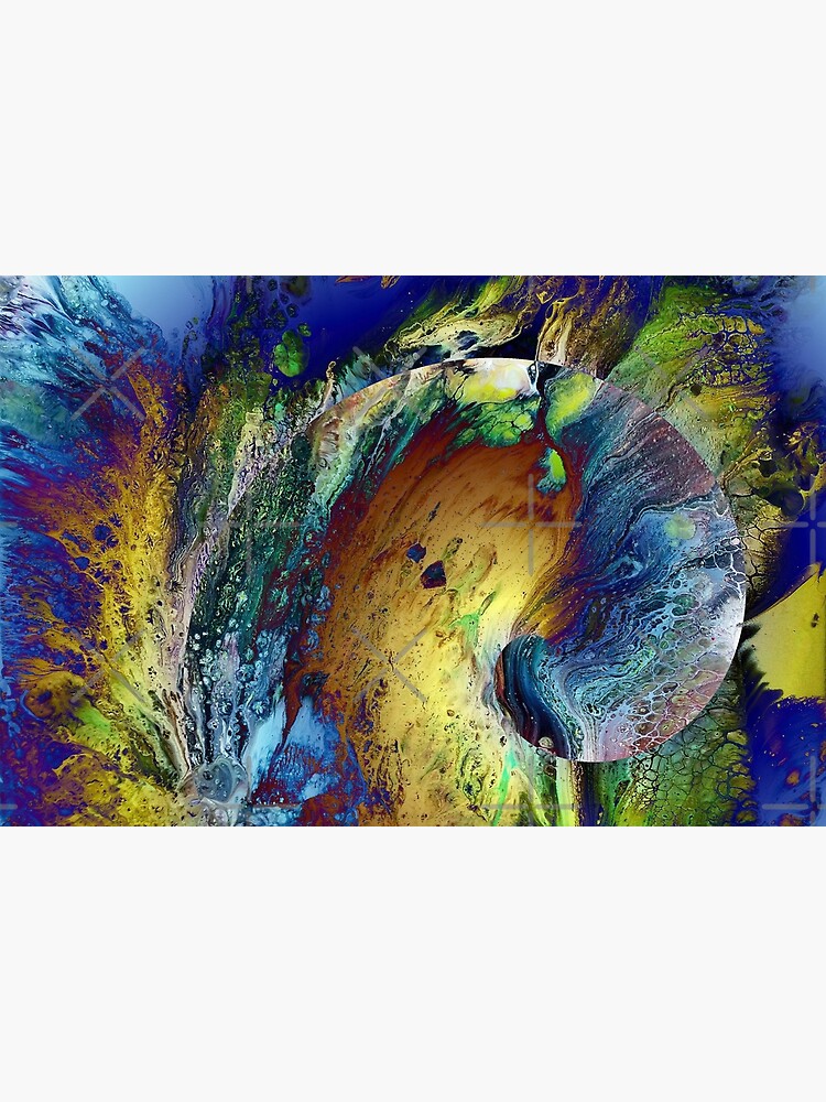 New Year's Eve - fluid acrylic painting, digital art by kerravonsen