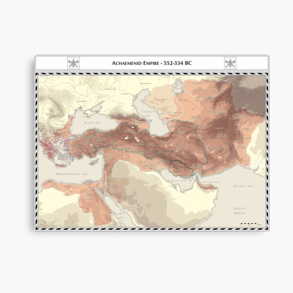 Achaemenid Empire 552-336 BC Canvas Print