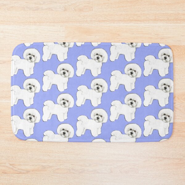 Item preview, Bichon Frise dog on lilac designed and sold by MagentaRose.