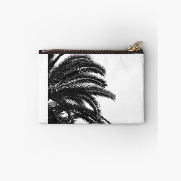 Item preview, Palm tree Leaf Monochrom Half Black Photography designed and sold by Bebichic.