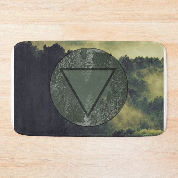 Item preview, Dark Forest Green fog Landscape designed and sold by Bebichic.