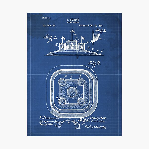 Item preview, Game Board Castle Patent Year 1896 Vintage Game designed and sold by drawspots.