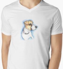 Puppy Portrait Men's V-Neck T-Shirt