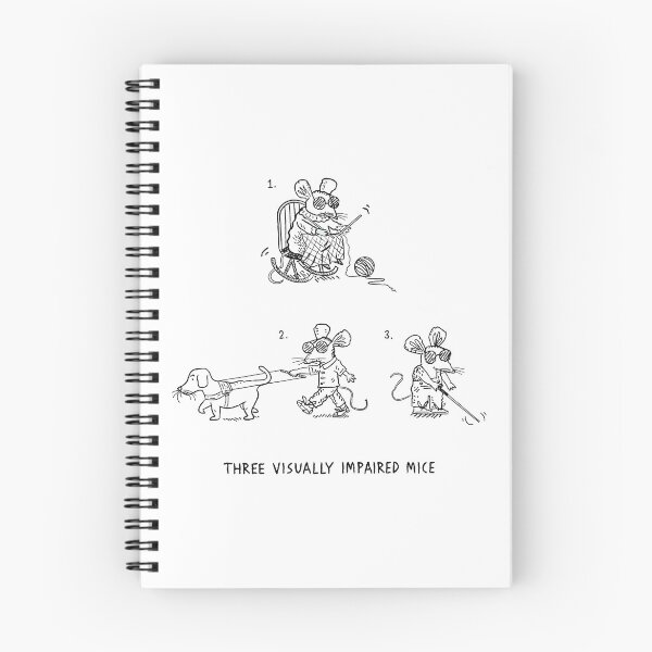 Item preview, Three Visually Impaired Mice designed and sold by Oliver Lake.