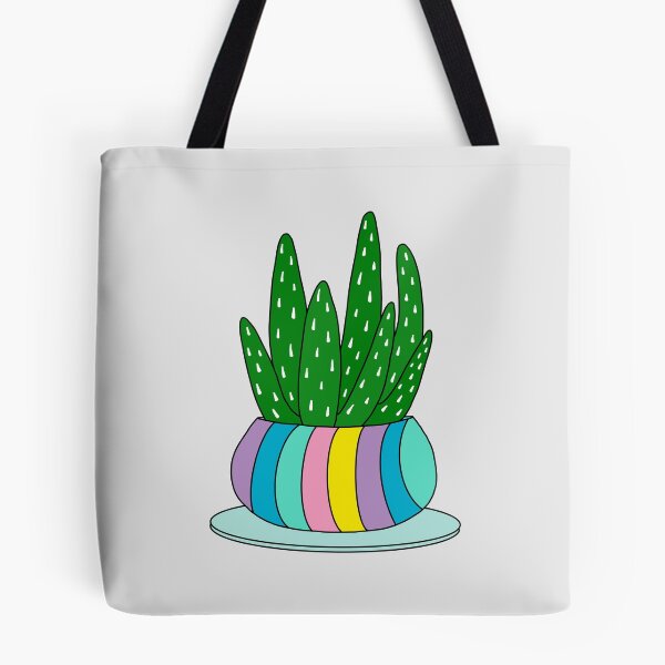 Artikelvorschau, Cute Cactus Design #109: Aloe Vera Succulent In A Cute Candy Colored Pot entworfen und verkauft von DreamCactus.