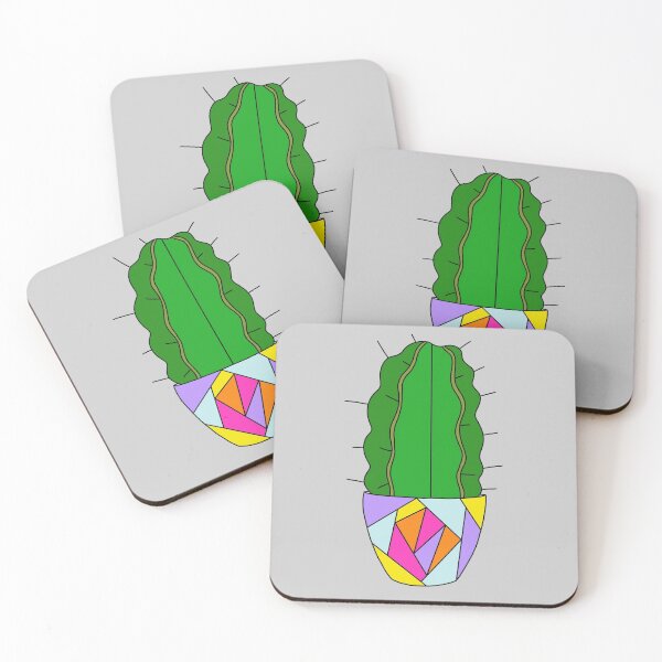 Item preview, Cute Cactus Design #110: Armatocereus Cactus In A Neon Pot designed and sold by DreamCactus.