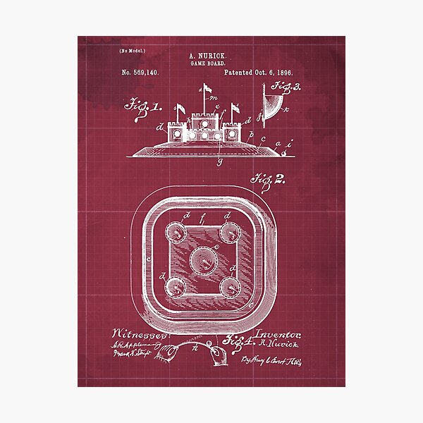 Item preview, Game Board Castle Patent Year 1896 Vintage Game designed and sold by drawspots.