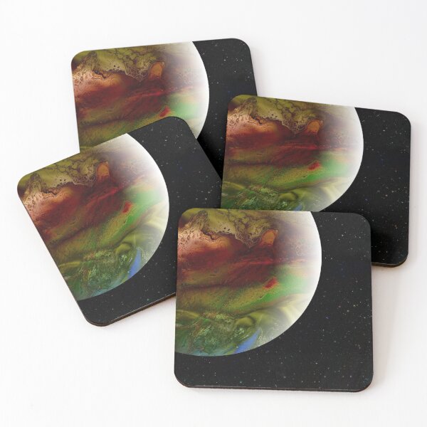 Item preview, Summer in the Long Year : outer space planet art designed and sold by Fluid Visions.