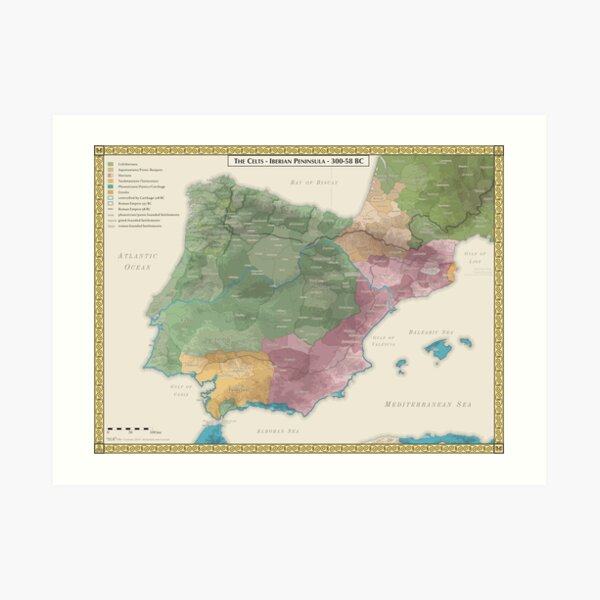 Celts of the Iberian Peninsula 300-58 BC Art Print