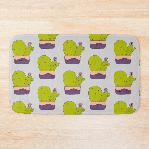 Item preview, Cute Cactus Design #117: Cacti Bunch With Pink Flower designed and sold by DreamCactus.