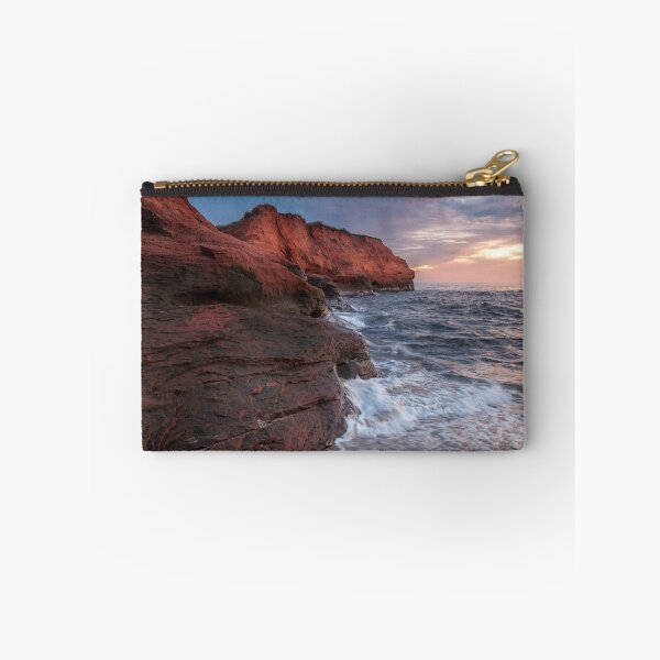 Item preview, photograph cliffs at sunset in Îles-de-la-Madeleine designed and sold by MELaBadie.