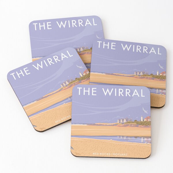 Red Rocks the Wirral Coasters (Set of 4)