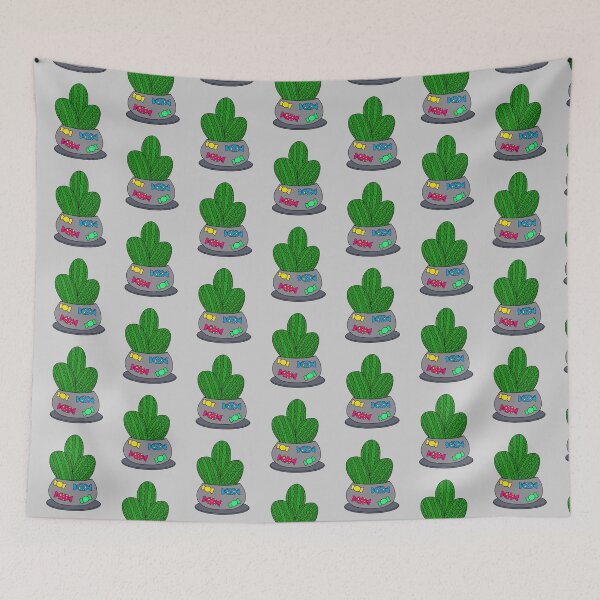 Item preview, Cute Cactus Design #121: Cacti In A Trick Or Treat Halloween Pot designed and sold by DreamCactus.