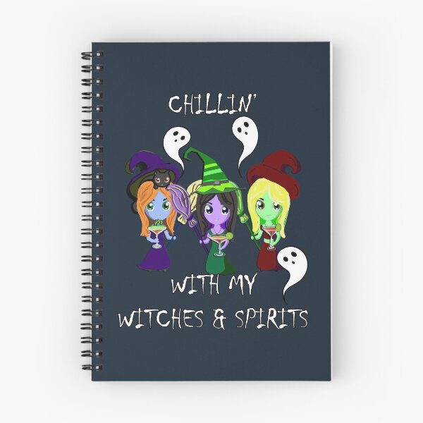 Item preview, Halloween Chillin With My Witches & Spirits Funny Drinking Party Witch designed and sold by tamdevo1.