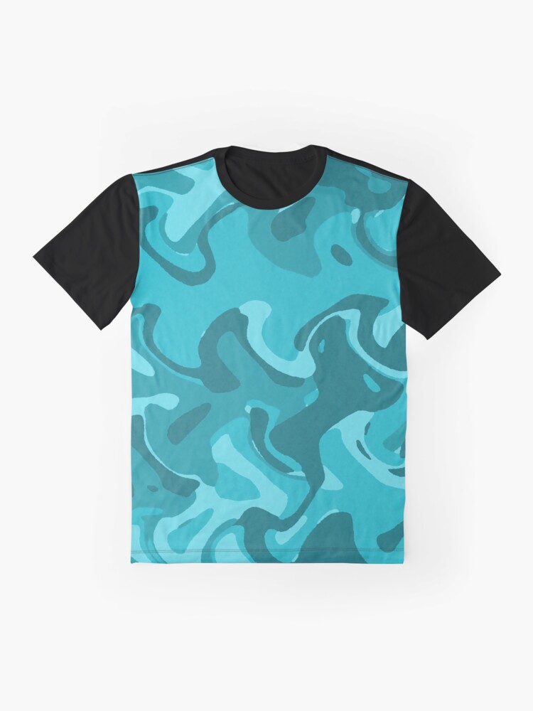 "Blue Camouflage Pattern" Tshirt for Sale by youokpun Redbubble