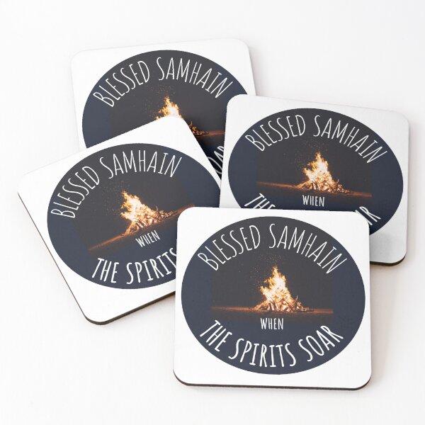 Item preview, Blessed Samhain Pagan Holiday Bonfire  designed and sold by apathecary.