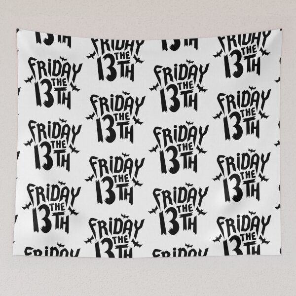 Item preview, Friday the 13th typography text art by Word Fandom - wordfandom designed and sold by Kerry Pritchard.