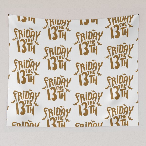 Item preview, Friday the 13th typography text art by Word Fandom - wordfandom designed and sold by Kerry Pritchard.