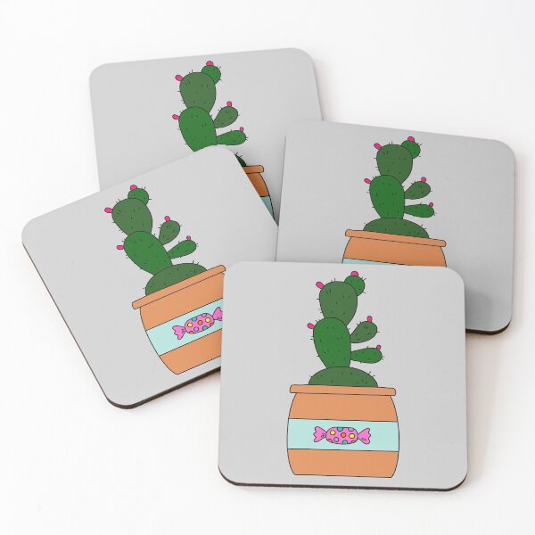 Item preview, Cute Cactus Design #129: Cute Cactus In Candy Jar designed and sold by DreamCactus.