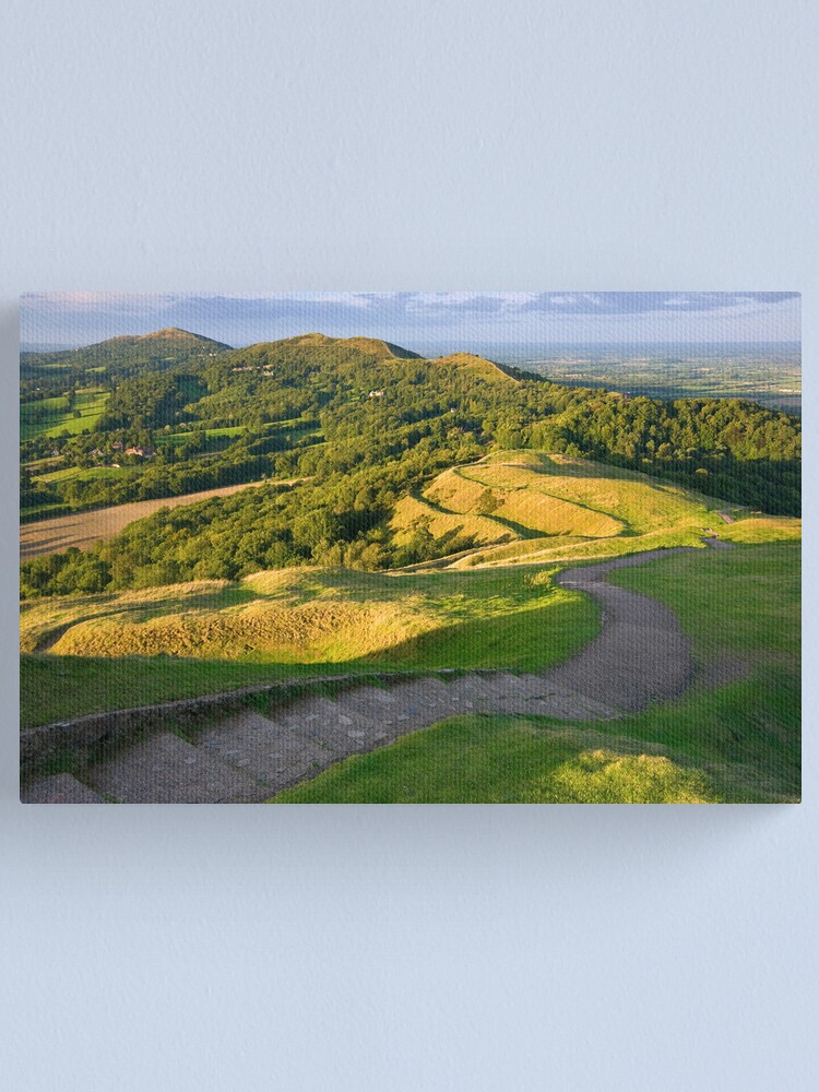Alternate view of Malvern Hills : curving down Canvas Print
