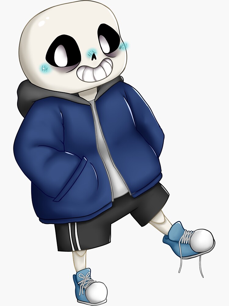 Dust Sans Sticker Sticker for Sale by MiniTheCat