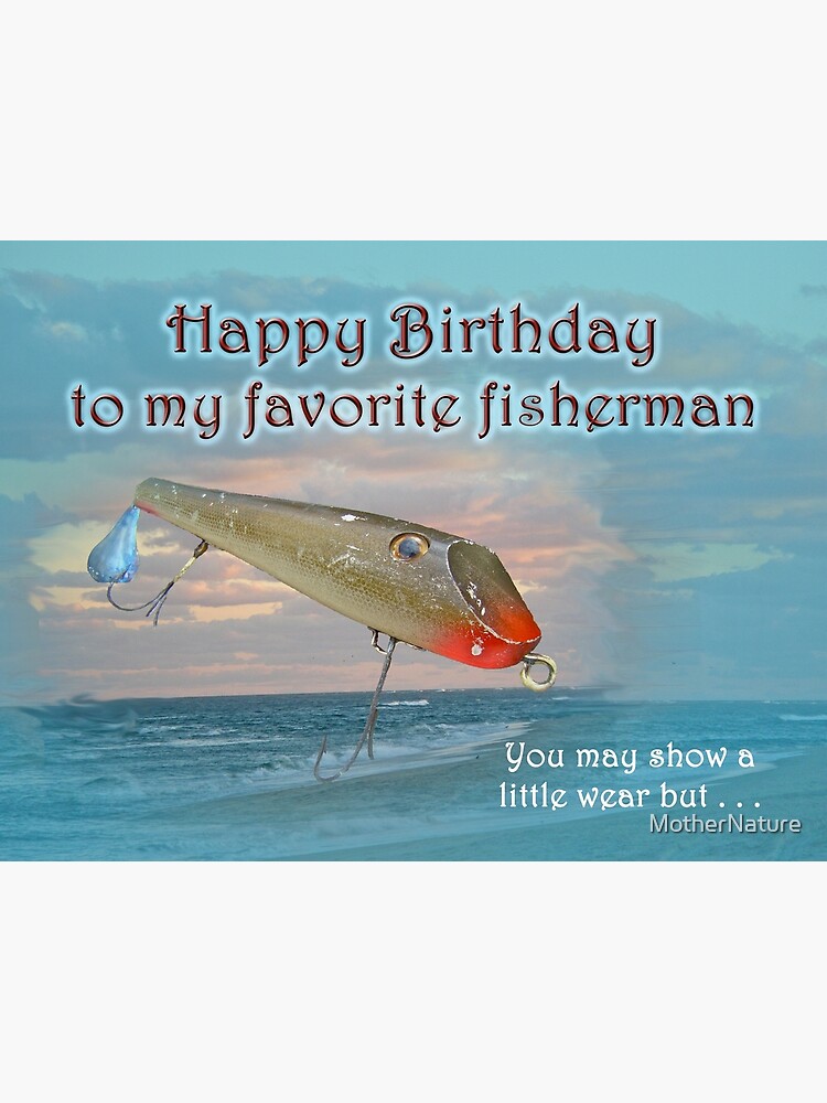 Fishing Lure Greeting Card for Sale by DahlisCrafter