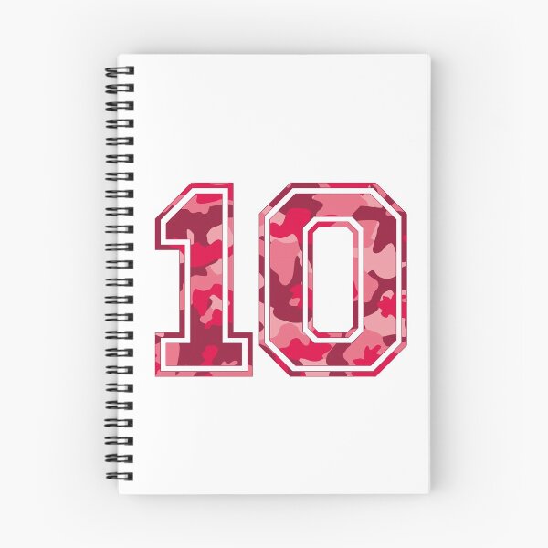 Item preview, Team Sports Uniform Number #10 - Pink Camouflage designed and sold by RiplMedia.