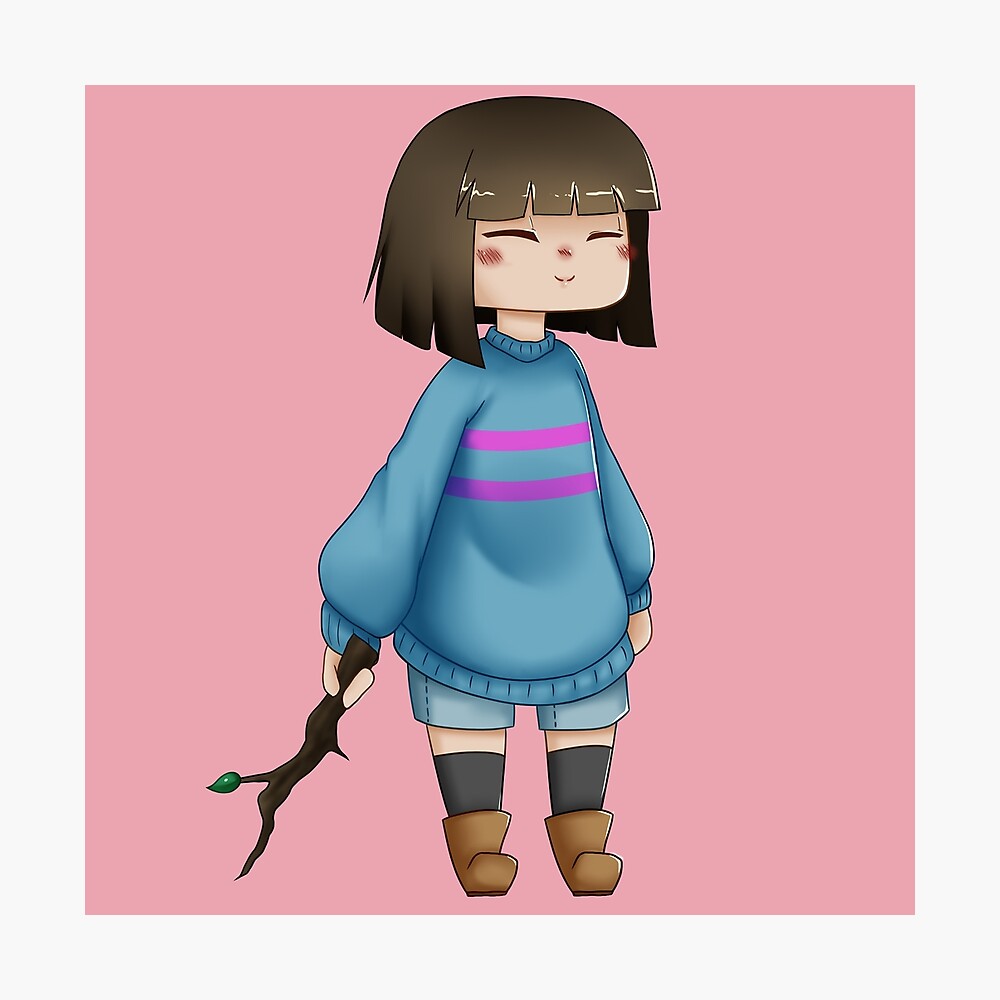 Frisk Poster By Tiny Doodles Redbubble