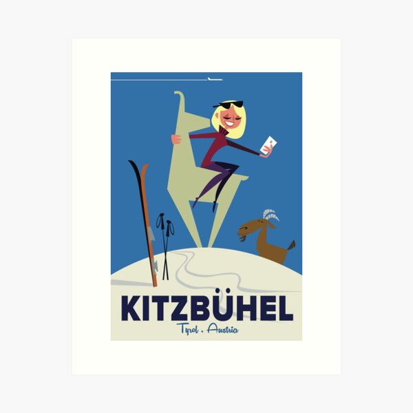 Item preview, Kitzbuhel poster designed and sold by GAGodel.