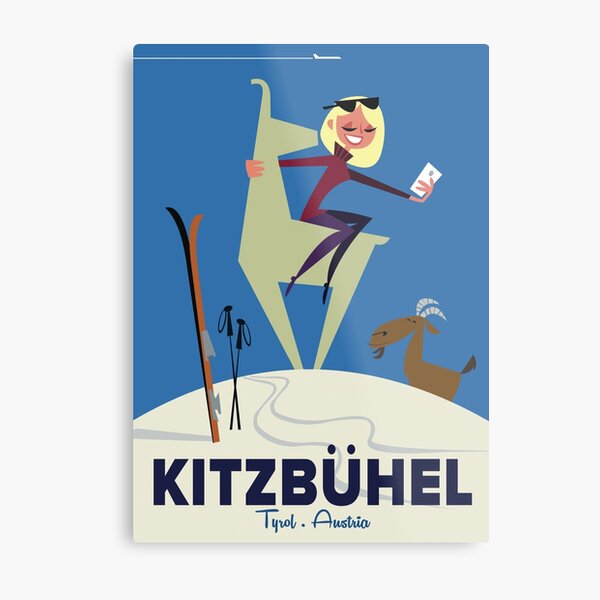 Kitzbuhel poster Metal Print