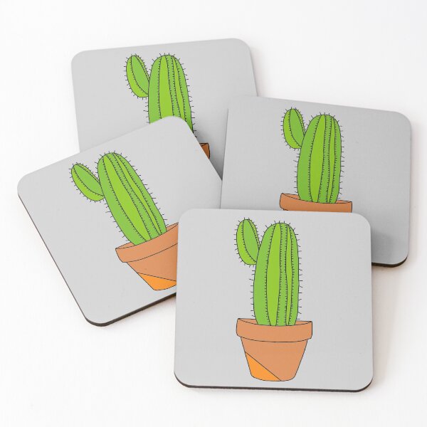 Item preview, Cute Cactus Design #149: Saguaro Cactus In Terra-Cotta Pot designed and sold by DreamCactus.