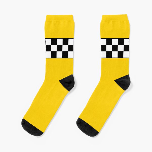 NY Taxi Cab Cosplay Socks