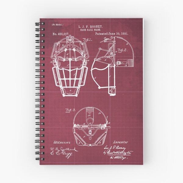 Item preview, Base Ball Mask Patent Year 1891 designed and sold by drawspots.