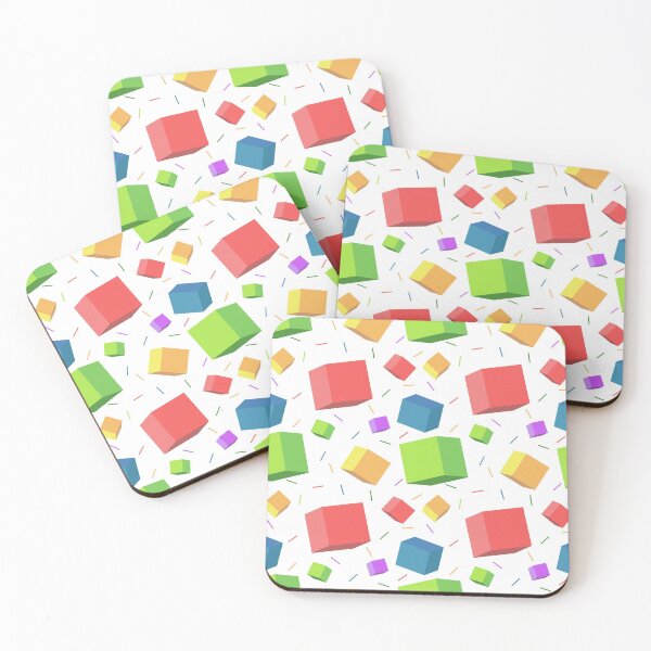 Item preview, Colorful cubes pattern designed and sold by mrhighsky.